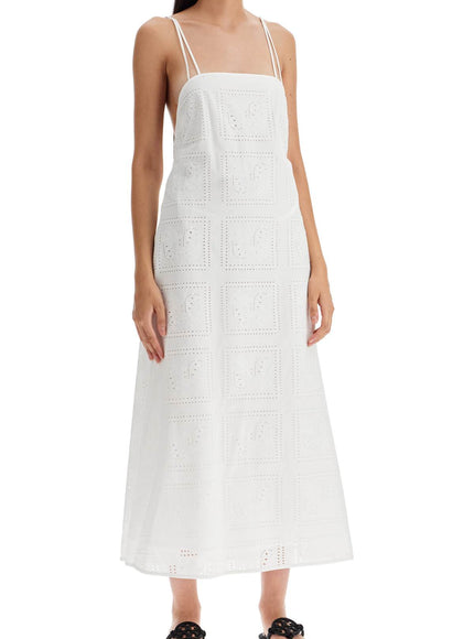 Tory Burch midi lace dress in seven