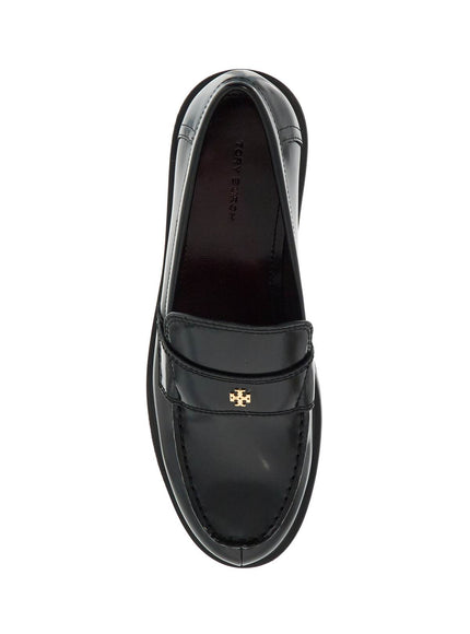 Tory Burch classic leather box moccasins