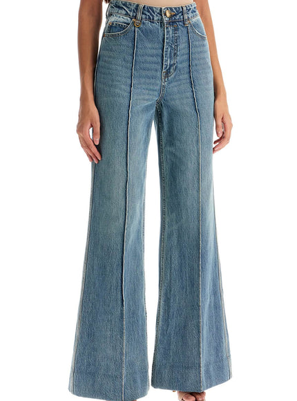 Zimmermann wide leg jeans illustration design product