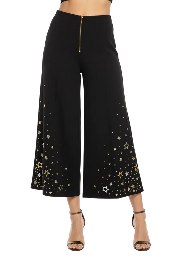 Elisabetta Franchi Star-Embellished Culotte Pants