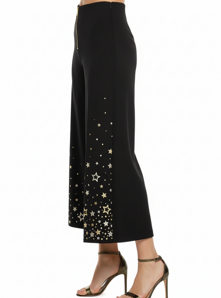 Elisabetta Franchi Star-Embellished Culotte Pants