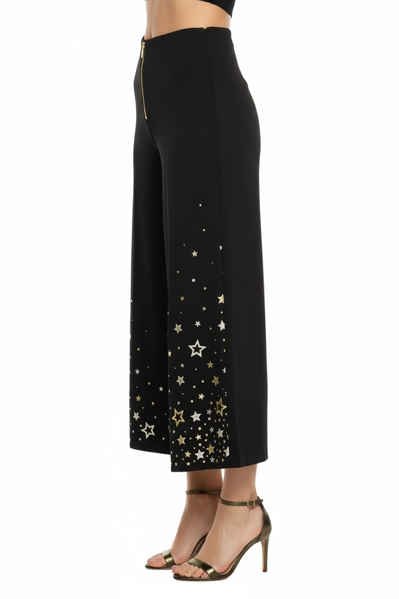 Elisabetta Franchi Star-Embellished Culotte Pants