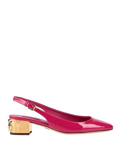 Dolce & Gabbana Pink Slingback Shoes