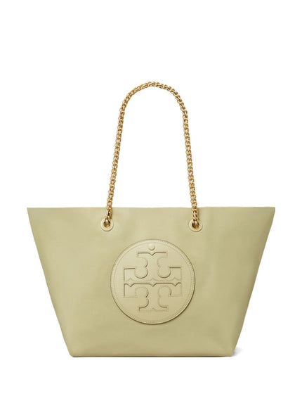 Tory Burch Ella Crinkle Chain Tote Bag in Coated Cotton