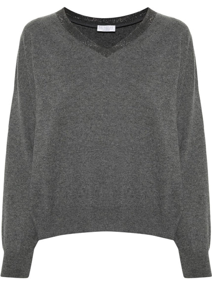 Brunello Cucinelli Sweaters Grey