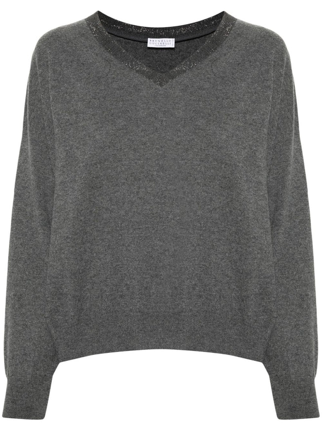 Brunello Cucinelli Sweaters Grey