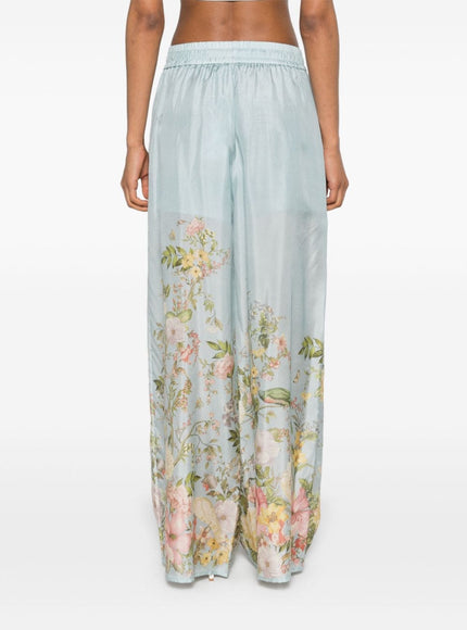 Zimmermann Trousers Clear Blue