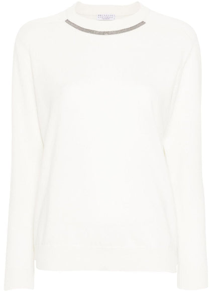 Brunello Cucinelli Sweaters White