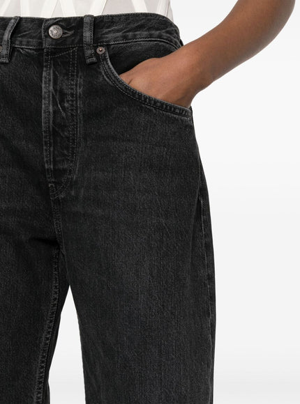 Acne Studios High-rise Bootcut Jeans In Black