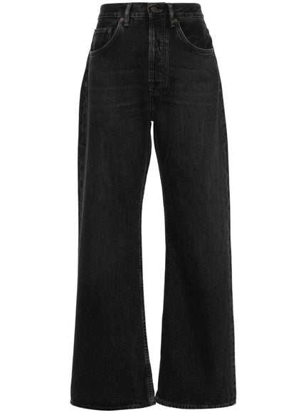 Acne Studios High-rise Bootcut Jeans In Black