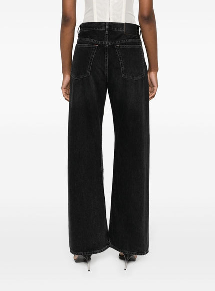 Acne Studios High-rise Bootcut Jeans In Black