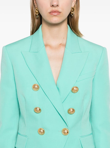 Balmain Jackets Green