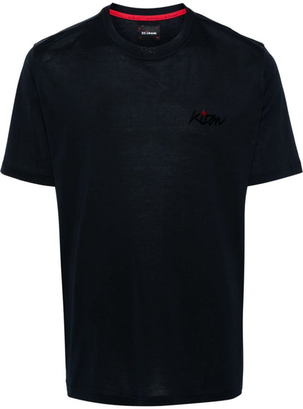 Kiton T-shirts and Polos Blue