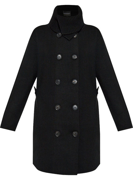 Emporio Armani Coats Black