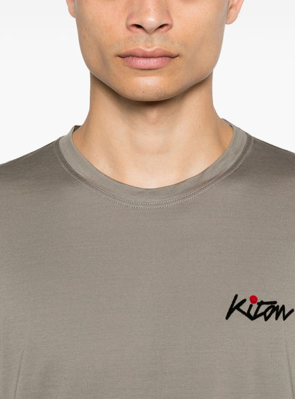 Kiton T-shirts and Polos Grey