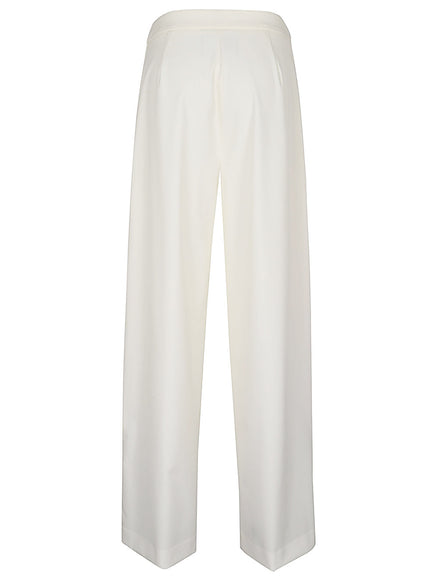 Erika Cavallini Semi-Couture Trousers White