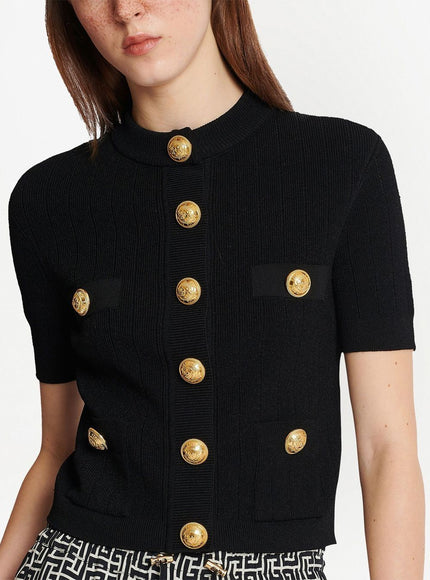 Balmain Sweaters Black