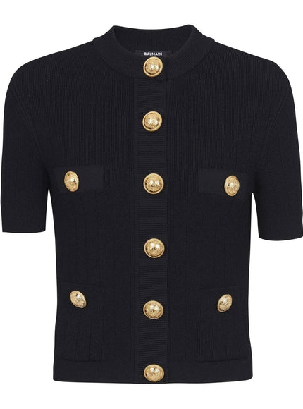 Balmain Sweaters Black