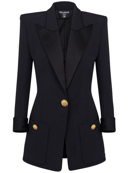 Balmain Two-Button Fitted Blazer Jacket