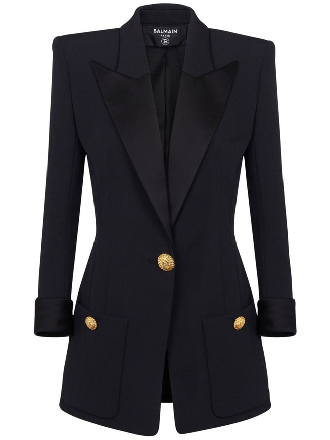 Balmain Two-Button Fitted Blazer Jacket