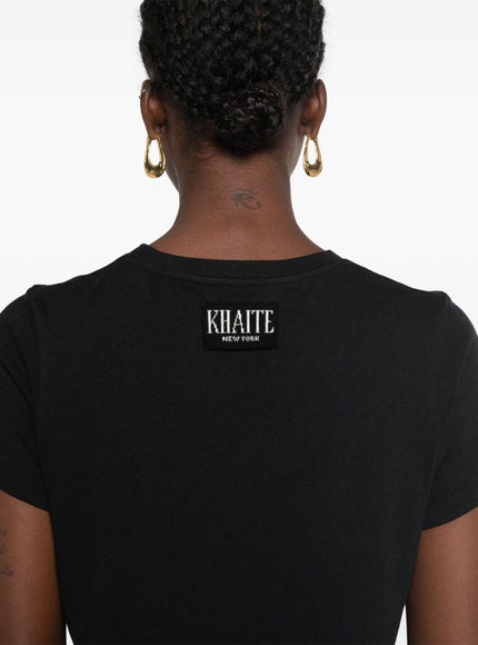 KHAITE T-shirts and Polos Black