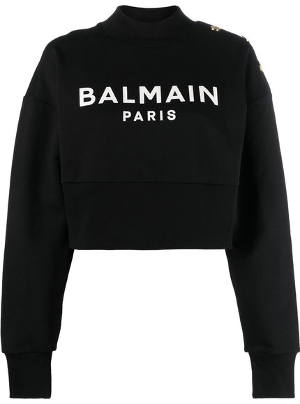 Balmain Sweaters Black