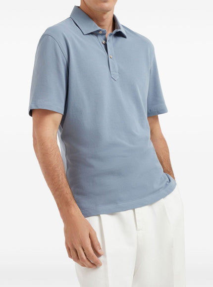 Brunello Cucinelli T-shirts and Polos Clear Blue