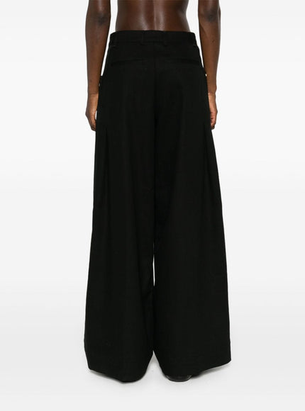 WHITE SAND Trousers Black