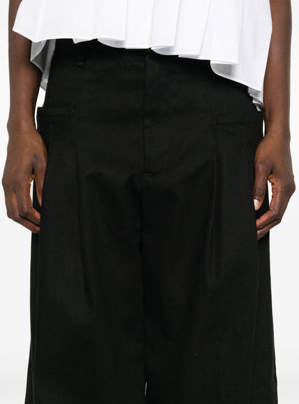 WHITE SAND Trousers Black