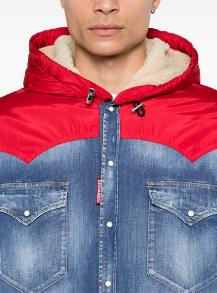 Dsquared2 Coats Clear Blue