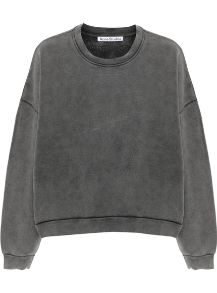 Acne Studios Logo Cotton Jersey Sweatshirt