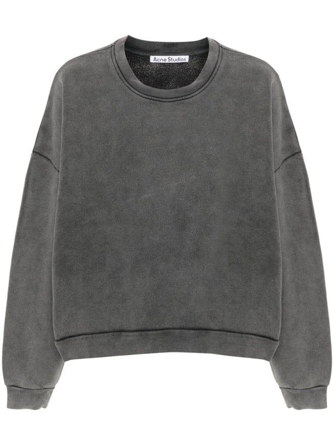 Acne Studios Logo Cotton Jersey Sweatshirt