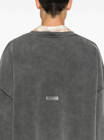 Acne Studios Logo Cotton Jersey Sweatshirt