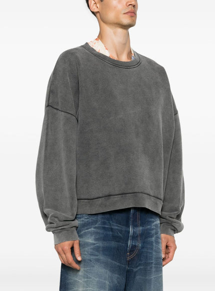 Acne Studios Logo Cotton Jersey Sweatshirt