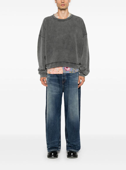 Acne Studios Logo Cotton Jersey Sweatshirt