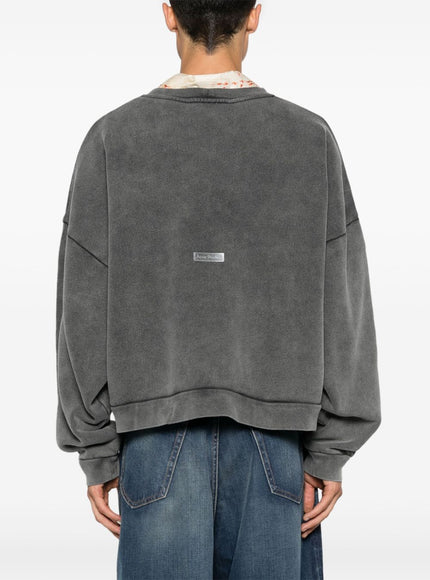 Acne Studios Logo Cotton Jersey Sweatshirt