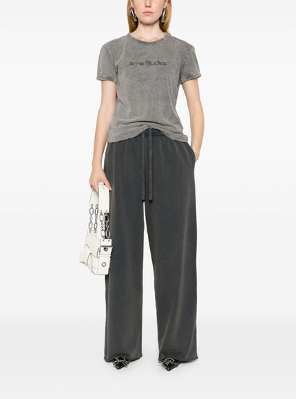 Acne Studios Relaxed Fit Blurred Logo Unisex T-Shirt