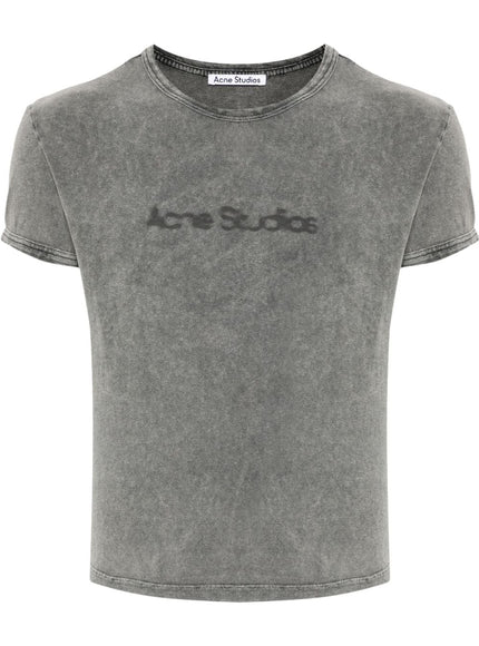 Acne Studios Relaxed Fit Blurred Logo Unisex T-Shirt