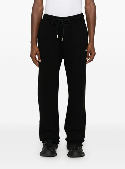 Off White Trousers Black