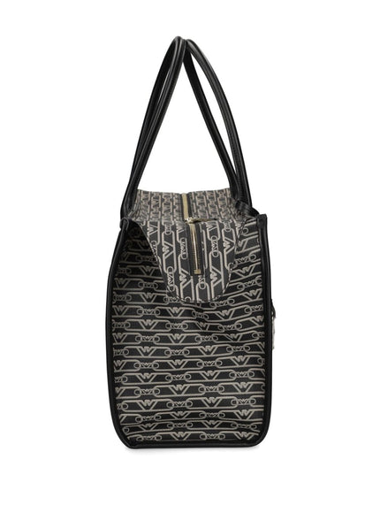 Emporio Armani Oversized Monogram Tote Bag