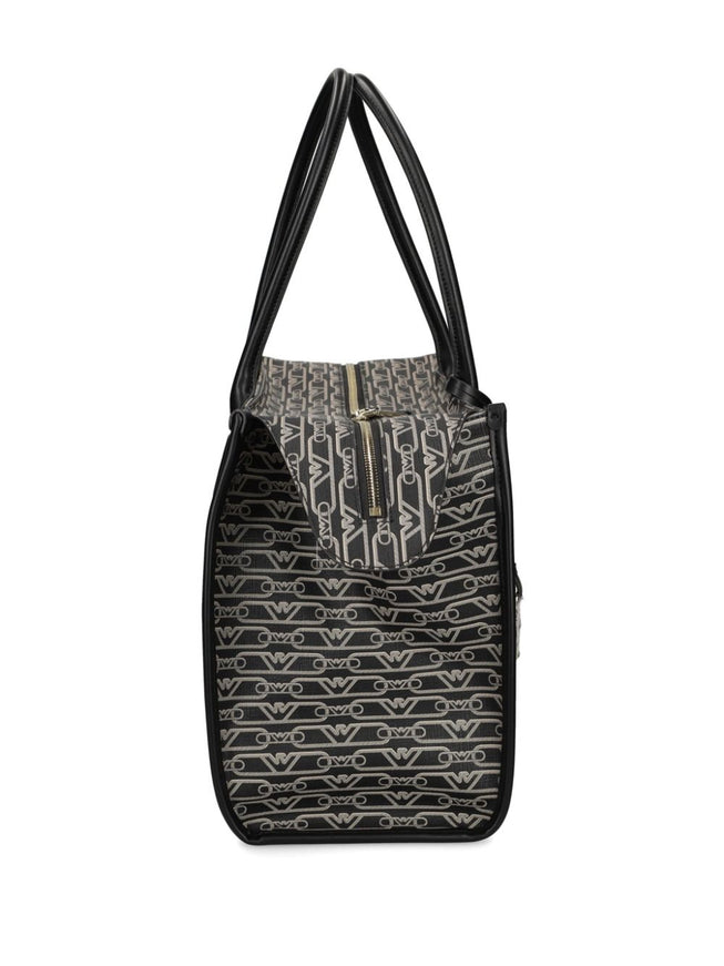 Emporio Armani Oversized Monogram Tote Bag