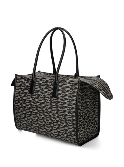 Emporio Armani Oversized Monogram Tote Bag