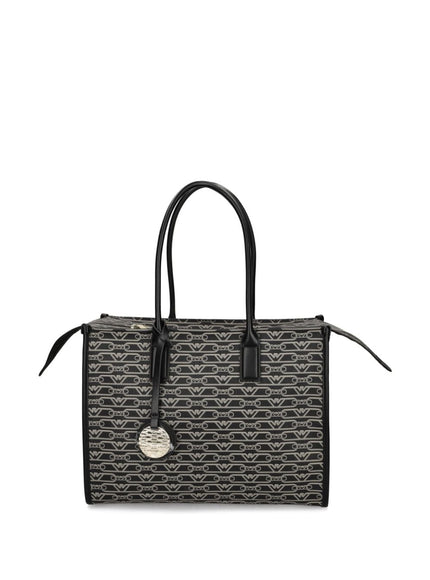 Emporio Armani Oversized Monogram Tote Bag