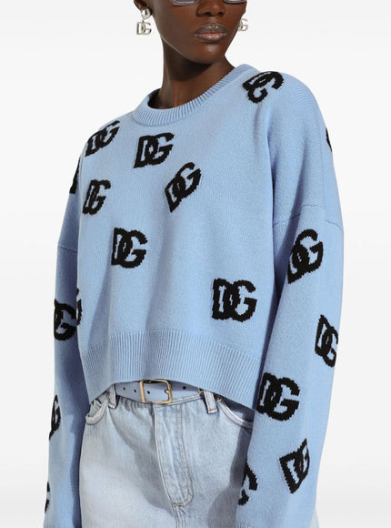 Dolce & Gabbana Sweaters Clear Blue