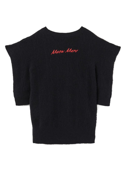 Marc Jacobs Black 'The Cat' Sweater