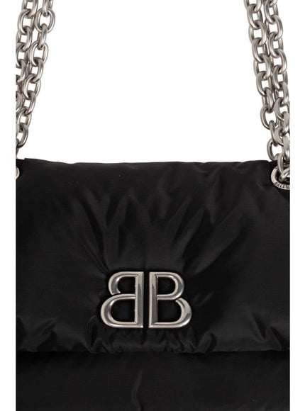 Balenciaga Monaco Shoulder Bag in Black Mini