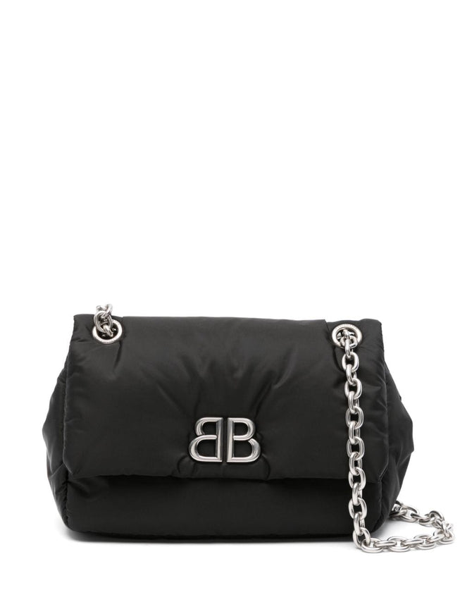 Balenciaga Monaco Shoulder Bag in Black Mini