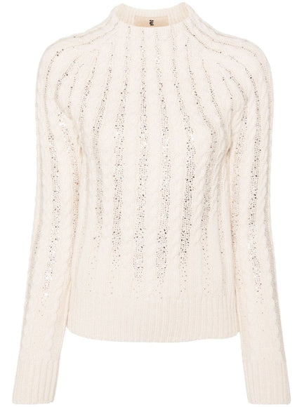 Ermanno Scervino Sweaters Beige