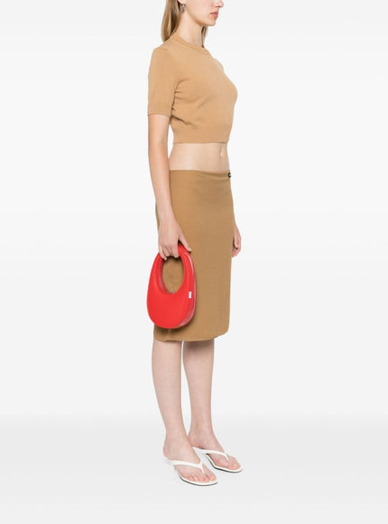 Coperni Swipe Mini Bag In Red