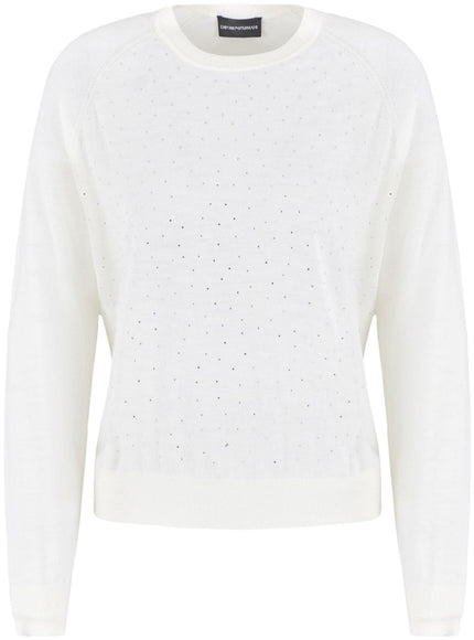 Emporio Armani Sweaters White